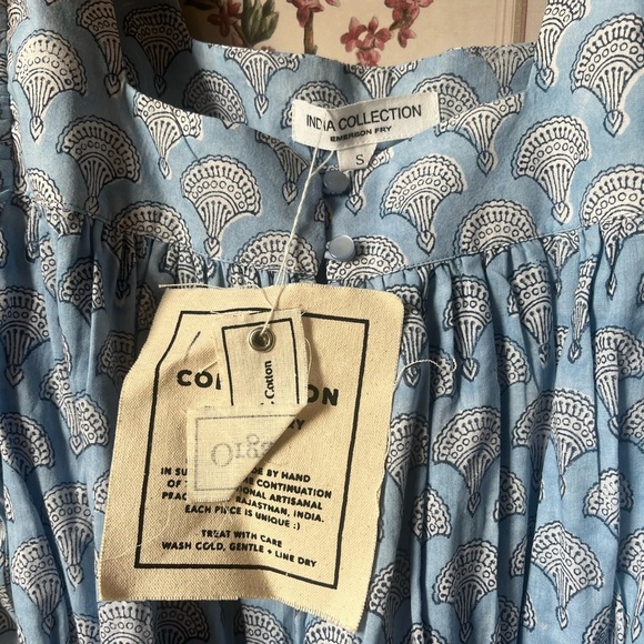 NEW Emerson Fry ADELINA LONG SLEEVE DRESS SUNDAY FLOWERS ORGANIC small - Picture 12 of 12